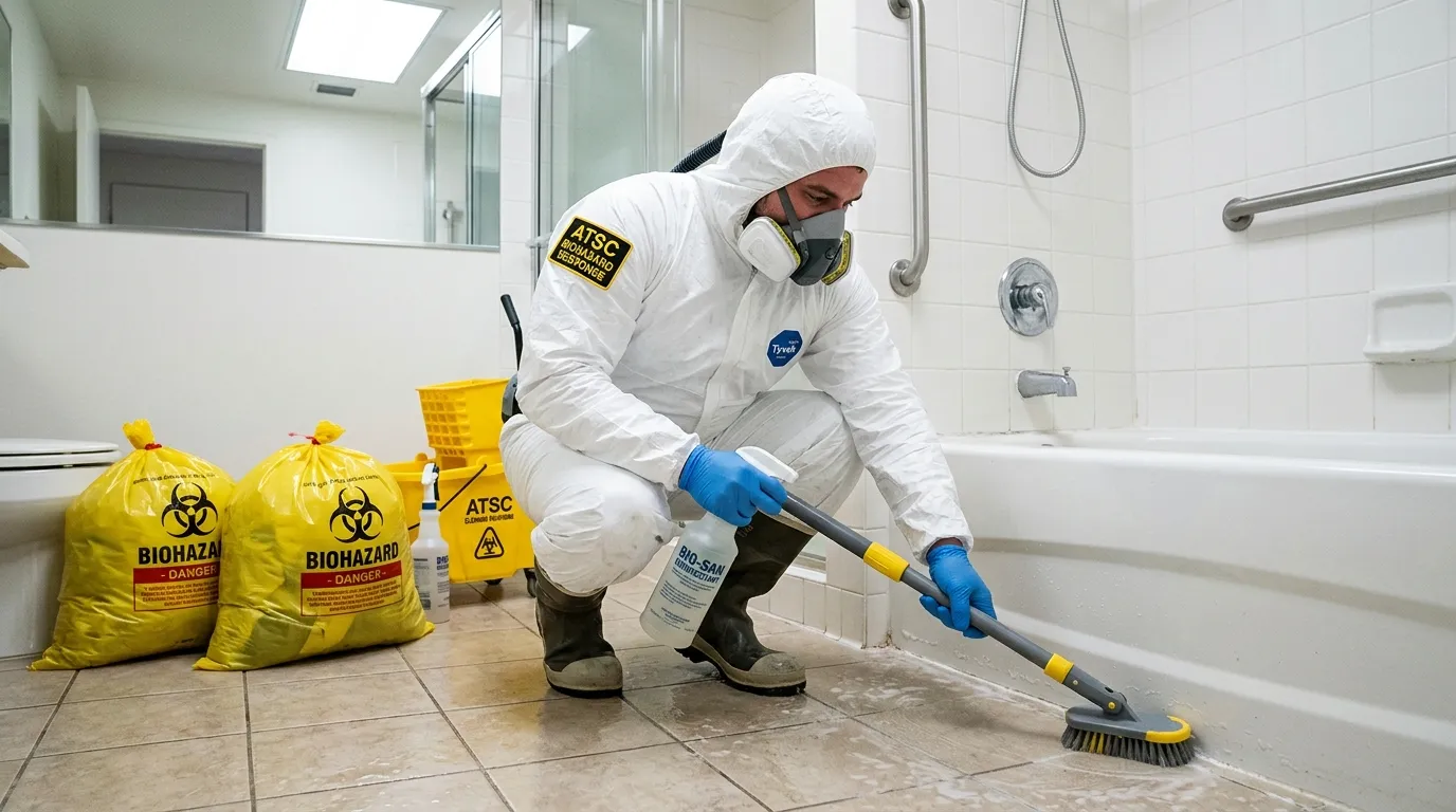 Decontamination equipment deployed for Blood Cleanup in Lake Carmel